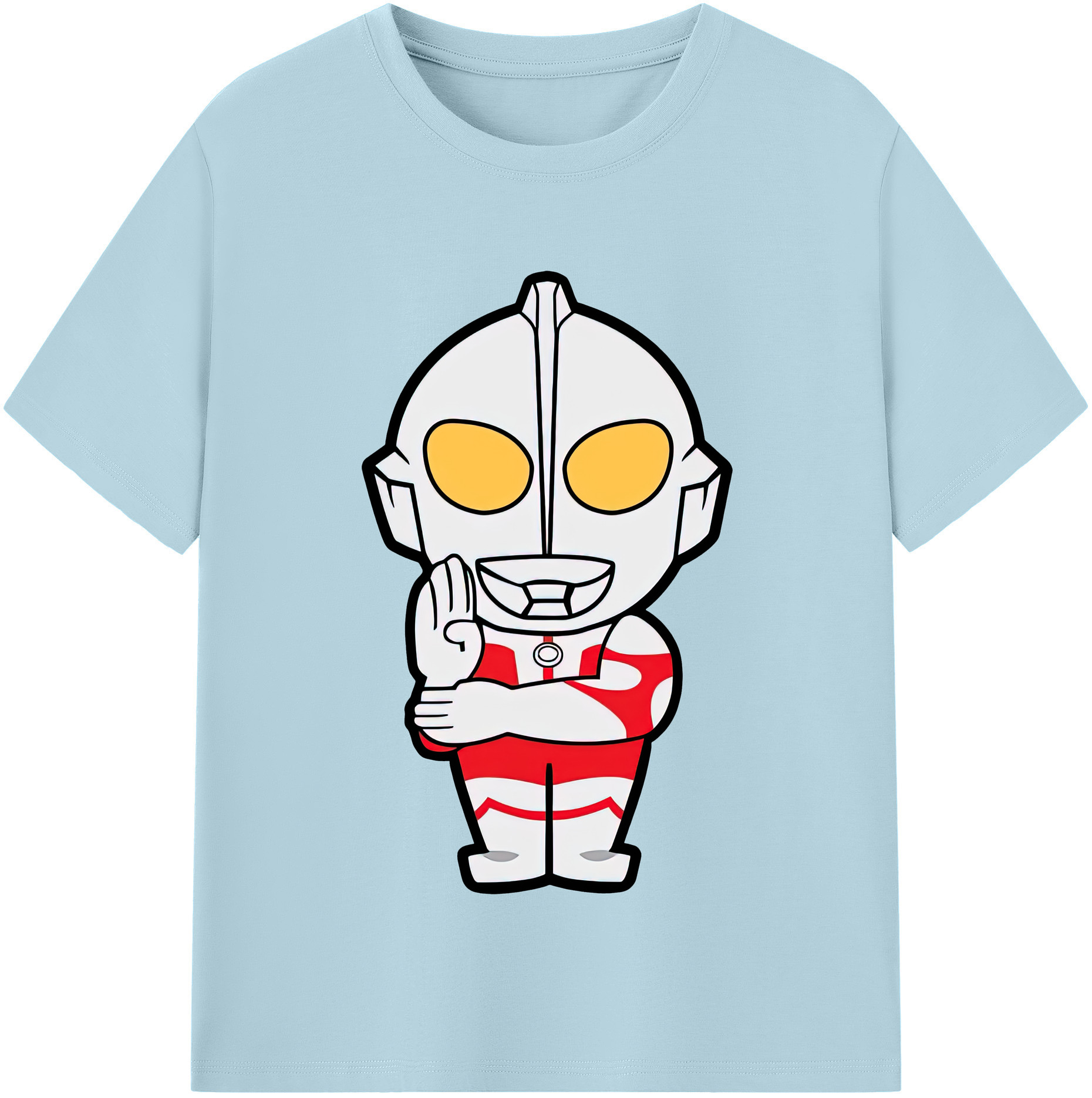 （画像用） ウルトラマン Ultraman 綿100％半袖Tシャツ（フロントプリント）